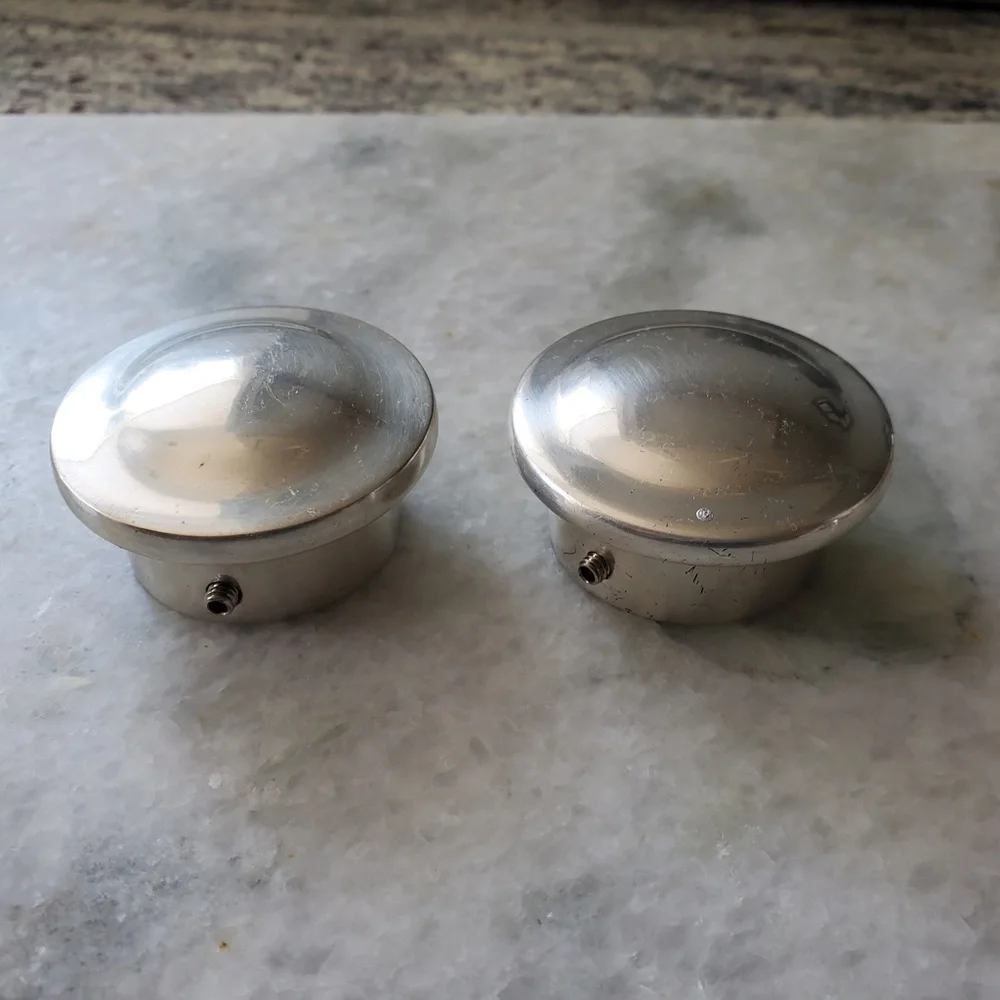 Restoration Hardware chrome plated finial